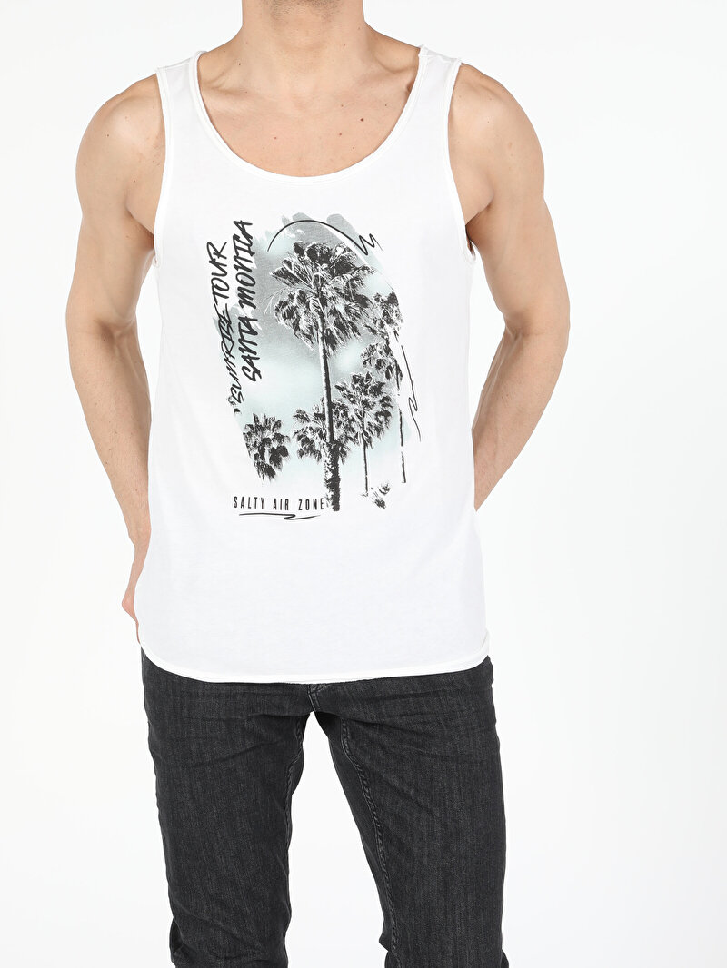 Показати інформацію про Майка Чоловіча Біла Класичного Крою Cl1054464