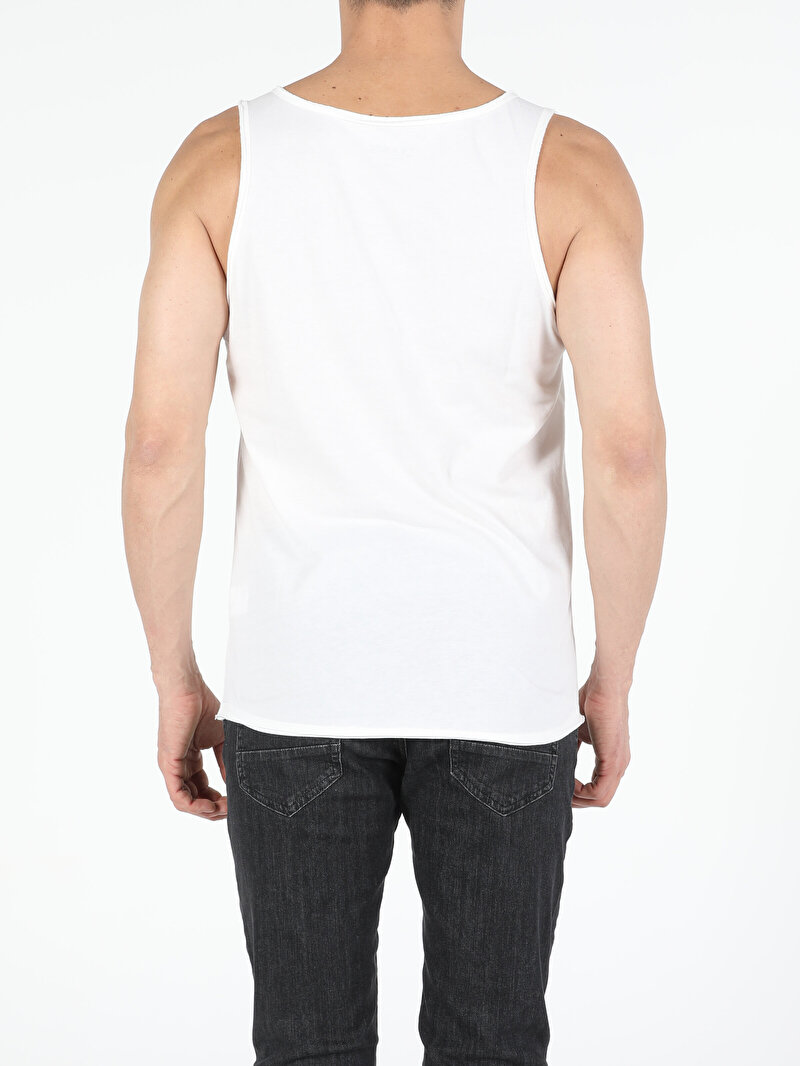 Показати інформацію про Майка Чоловіча Біла Класичного Крою Cl1054464