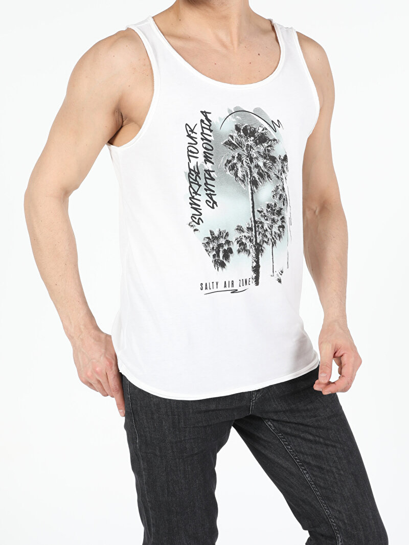 Показати інформацію про Майка Чоловіча Біла Класичного Крою Cl1054464