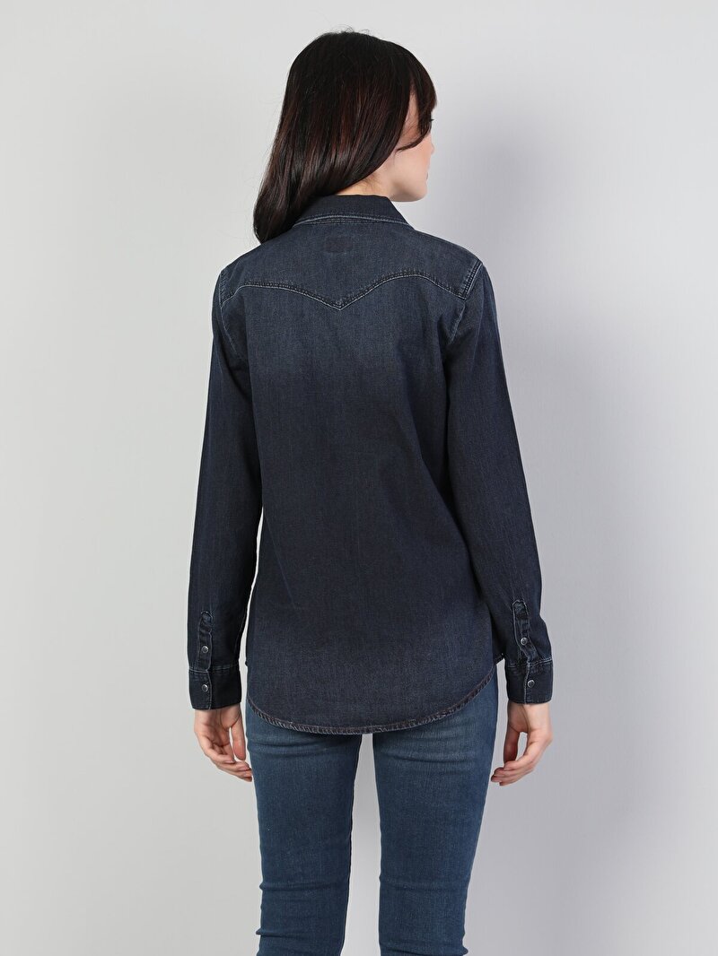 Показати інформацію про 550 Lında Сорочка З Довгим Рукавом Жіноча Вузького Крою Cl1041705