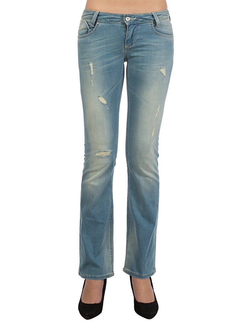 Зображення 741 Anya Джинси Жіночі Блакитні Вузького Крою Cl1009134