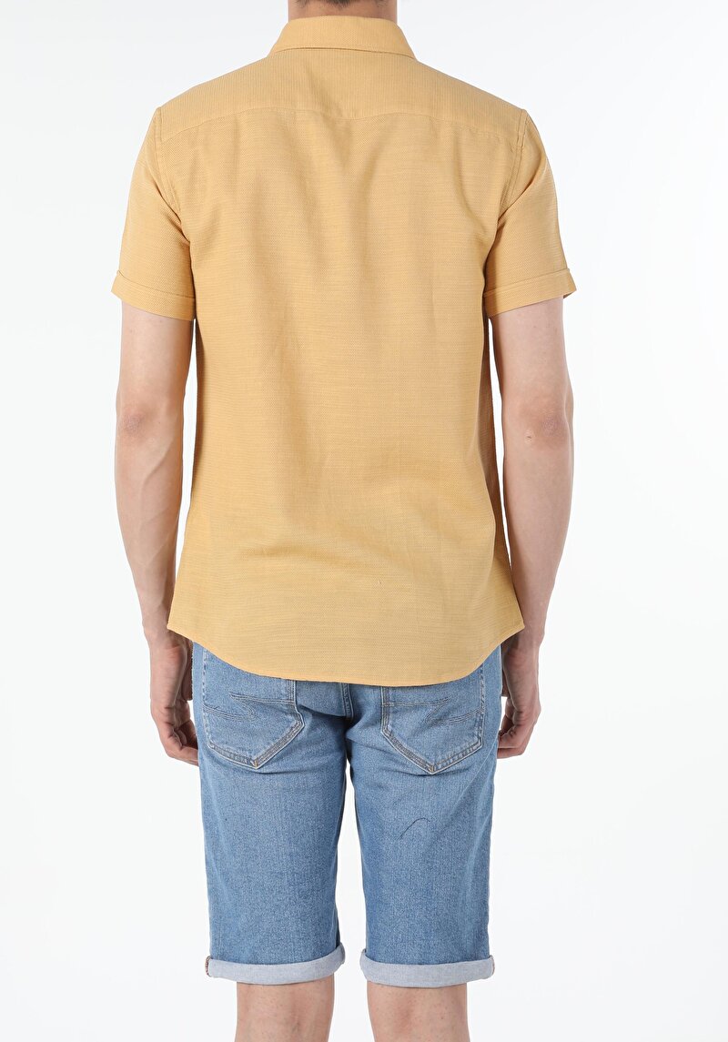 Зображення Сорочка З Коротким Рукавом Чоловіча Коричнева Cl1054246