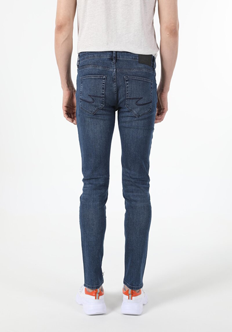 Зображення 041 Danny Джинси Чоловічі Сині Вузького Крою Cl1055275