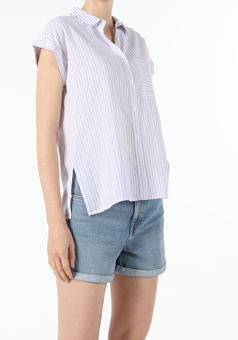 Зображення Сорочка З Коротким Рукавом Жіноча Біла Cl1054183