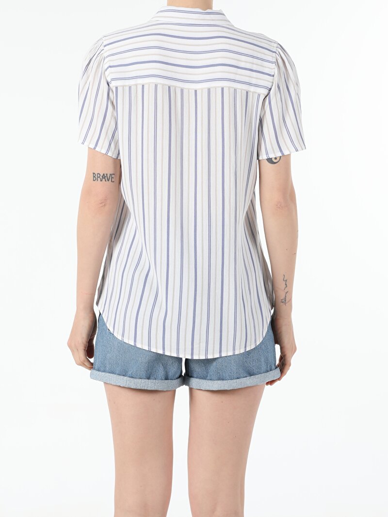 Зображення Сорочка З Коротким Рукавом Жіноча Біла Cl1054182