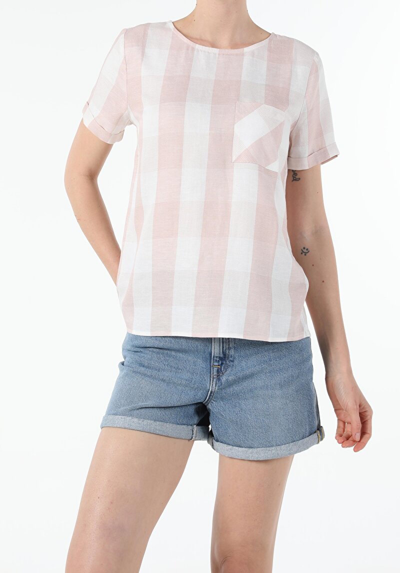 Зображення Сорочка З Коротким Рукавом Жіноча Рожева  Cl1047929