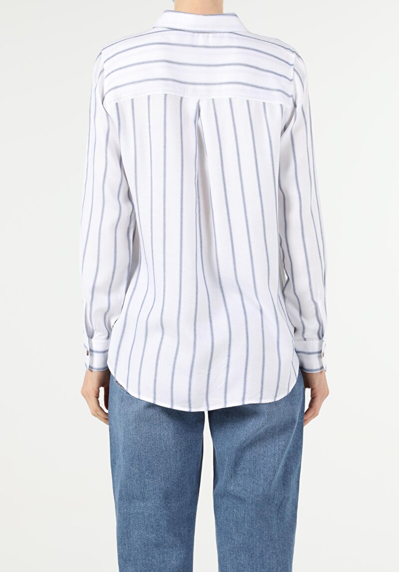 Показати інформацію про Сорочка З Довгим Рукавом Жіноча Біла  Cl1052375