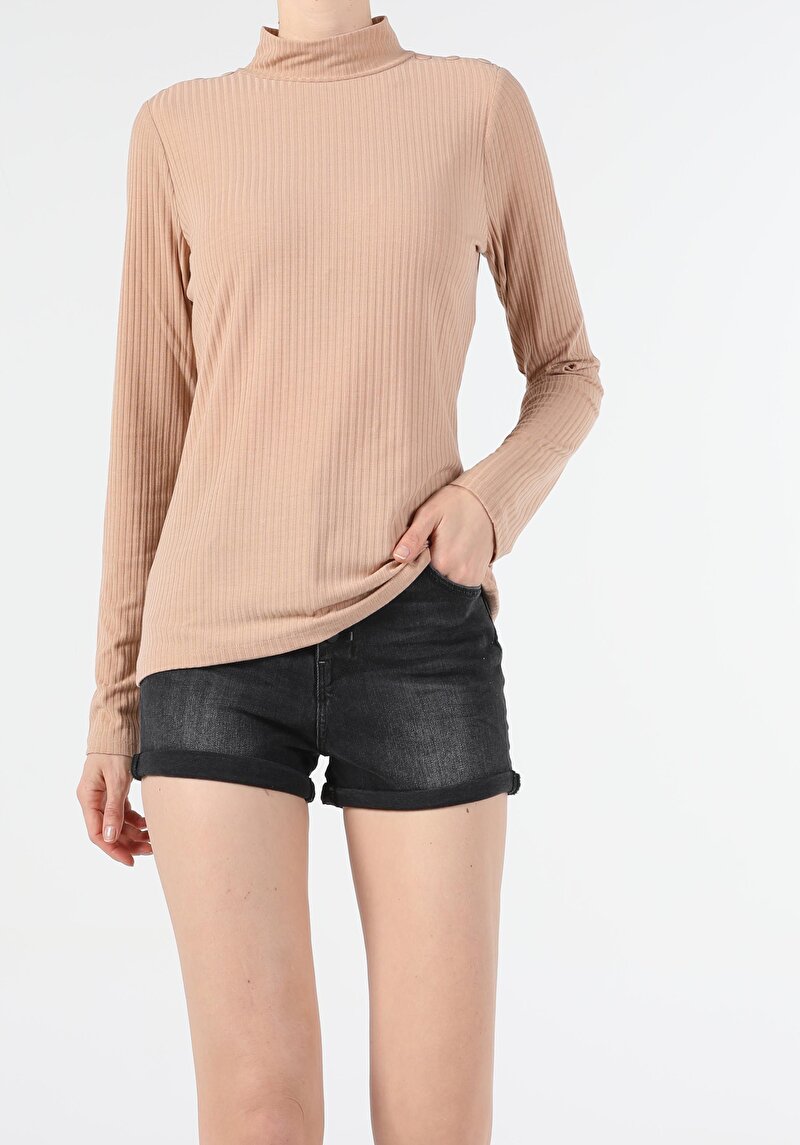 Зображення Футболка З Довгим Рукавом Жіноча Бежева  Cl1052433