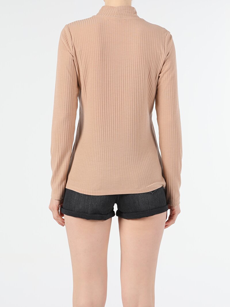 Показати інформацію про Футболка З Довгим Рукавом Жіноча Бежева  Cl1052433