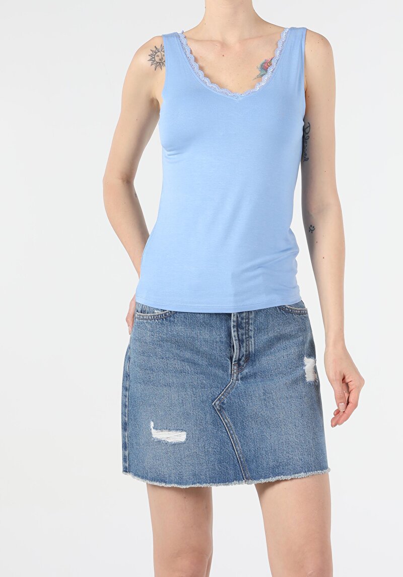 Зображення Майка Жіноча Блакитна Cl1054032