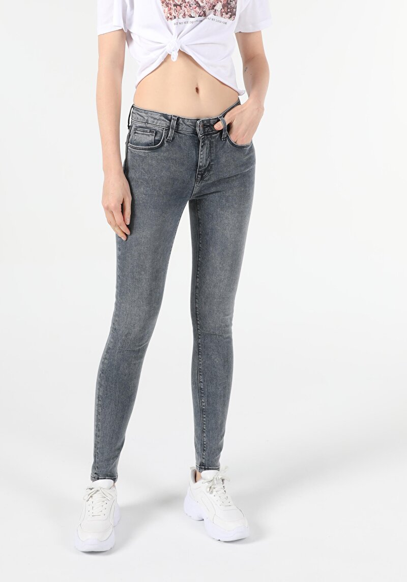 Зображення 759 Lara Джинси Жіночі Блакитні Супер Вузького Крою Cl1054582