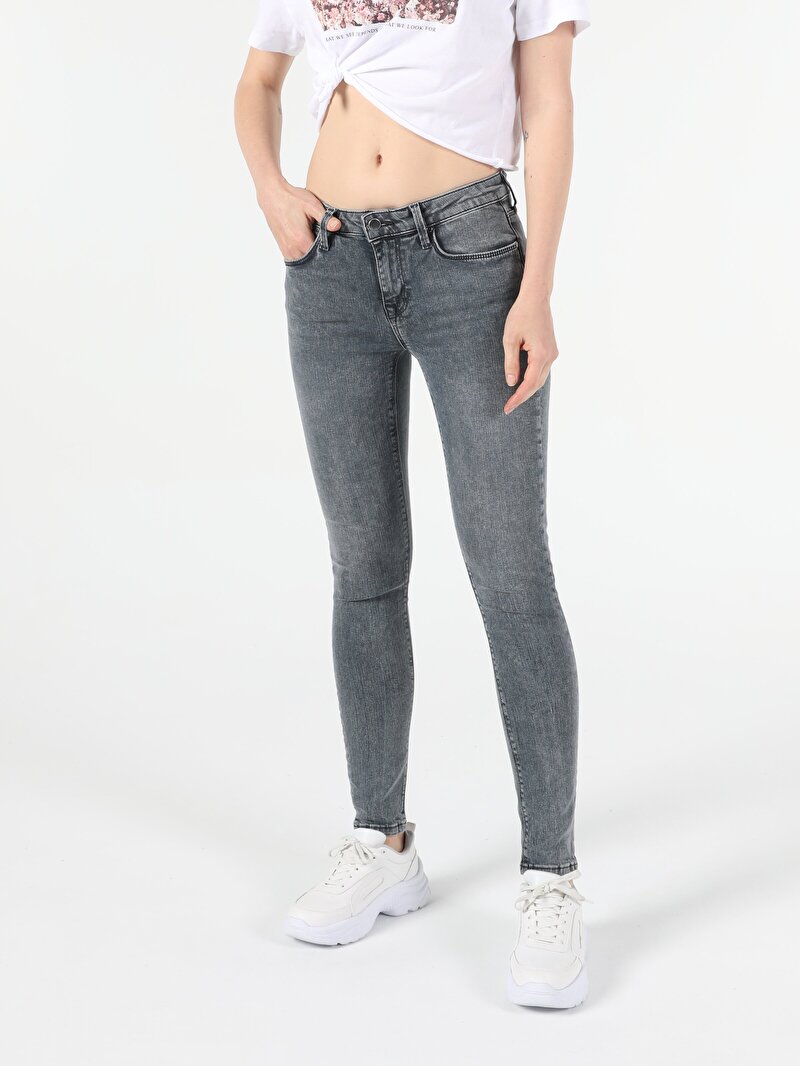 Зображення 759 Lara Джинси Жіночі Блакитні Супер Вузького Крою Cl1054582