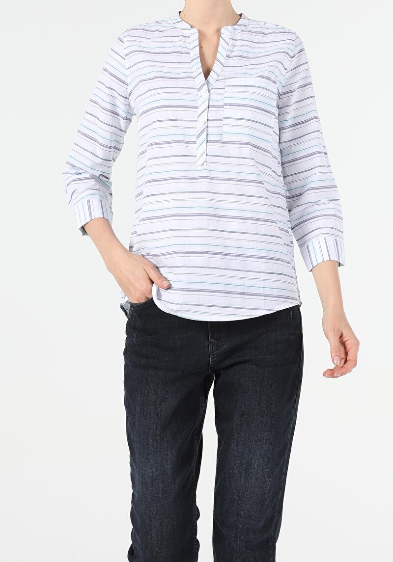 Зображення Сорочка З Довгим Рукавом Жіноча Зелена  Cl1054620