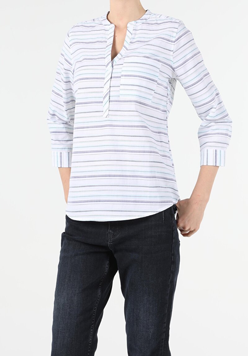 Зображення Сорочка З Довгим Рукавом Жіноча Зелена  Cl1054620