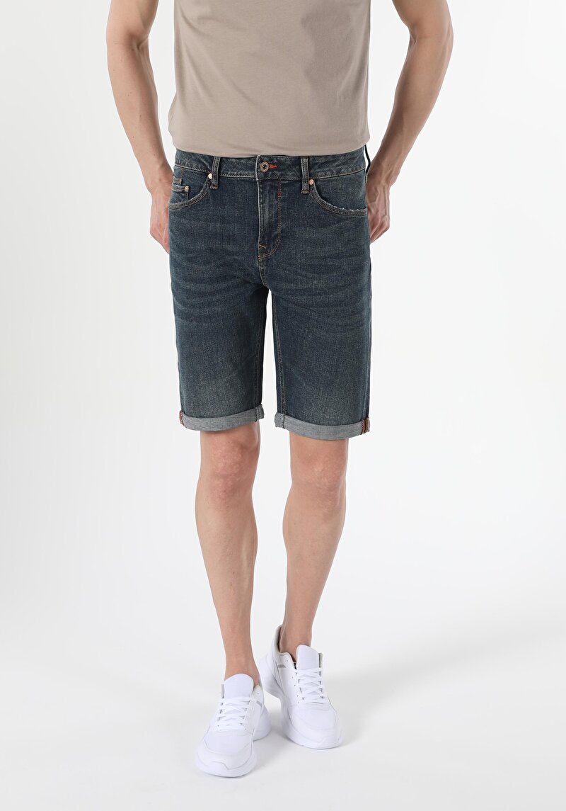 Показати інформацію про 044 Karl Шорти Чоловічі Блакитні  Cl1054723