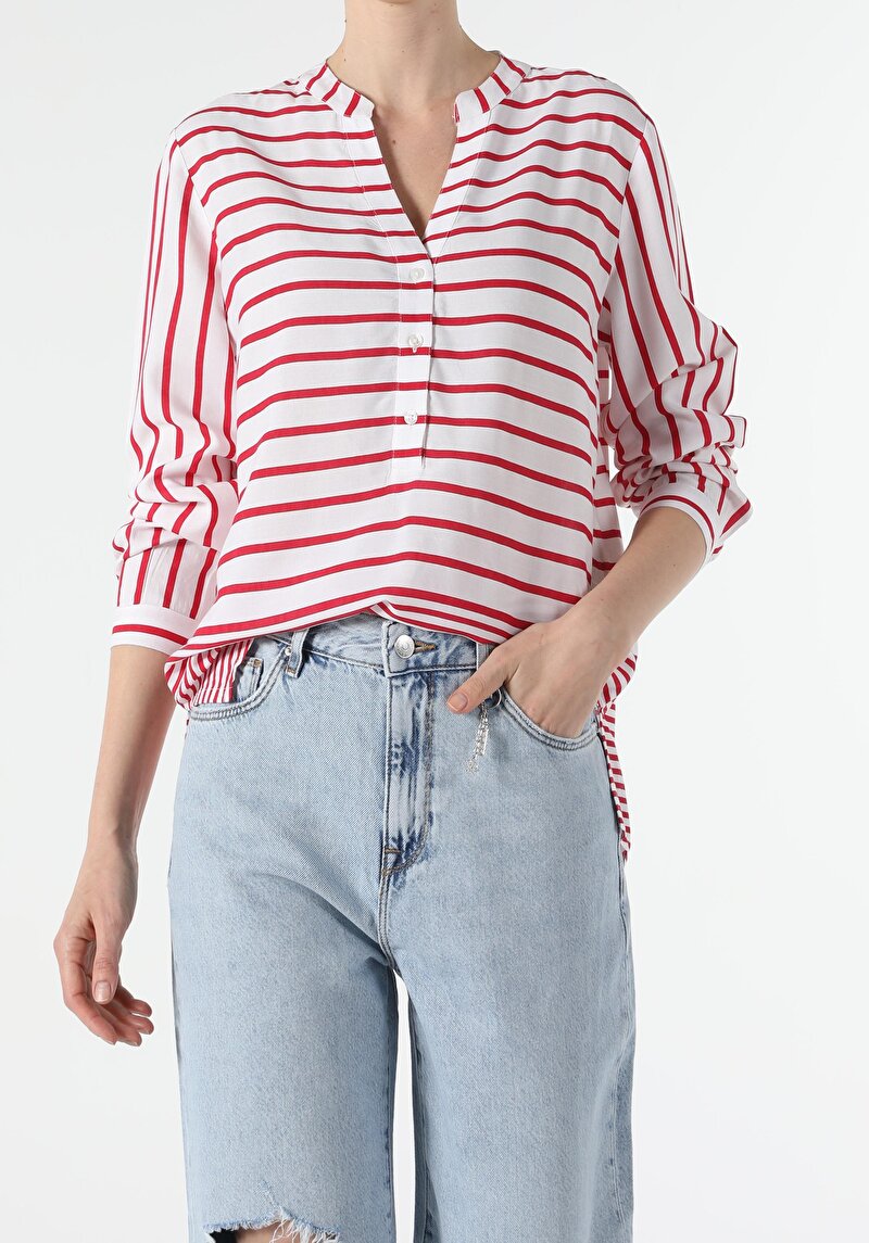 Показати інформацію про Сорочка З Довгим Рукавом Жіноча Червона  Cl1054138