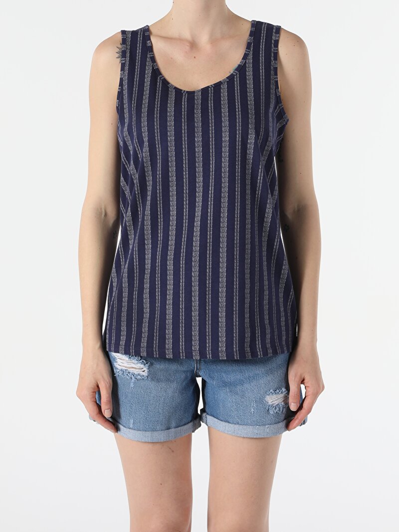 Показати інформацію про Майка Жіноча Синя  Cl1054016