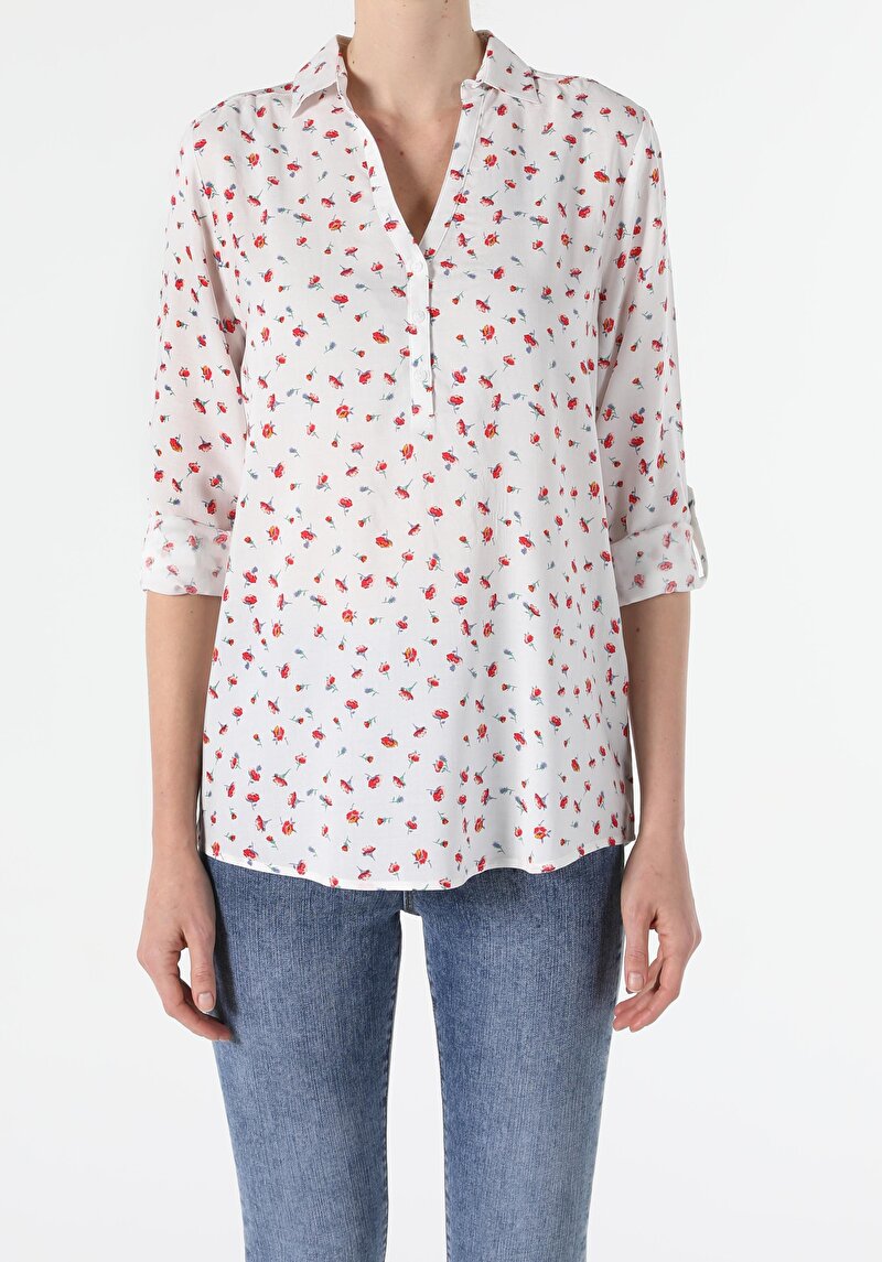 Зображення Сорочка З Довгим Рукавом Жіноча Біла  Cl1054199