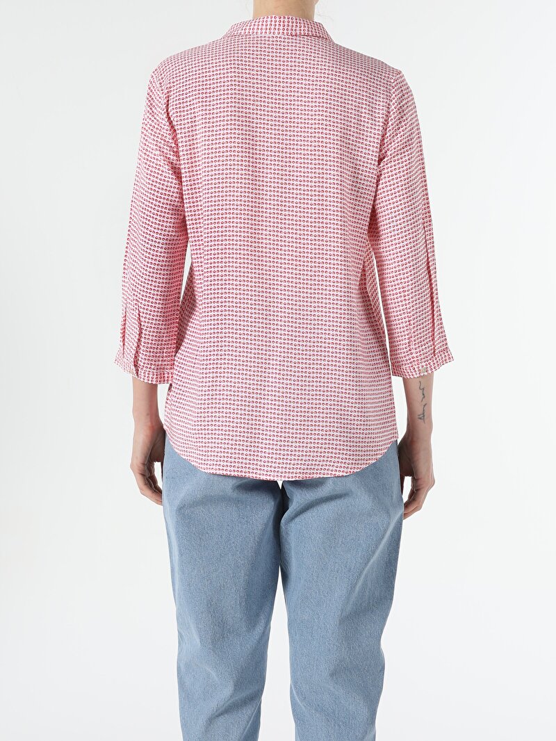 Показати інформацію про Сорочка З Довгим Рукавом Жіноча Червона  Cl1054198