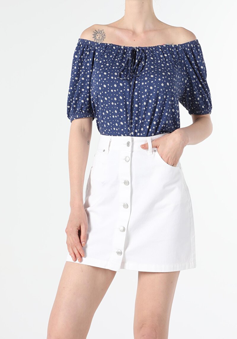 Зображення Футболка З Коротким Рукавом Жіноча Синя  Cl1054090