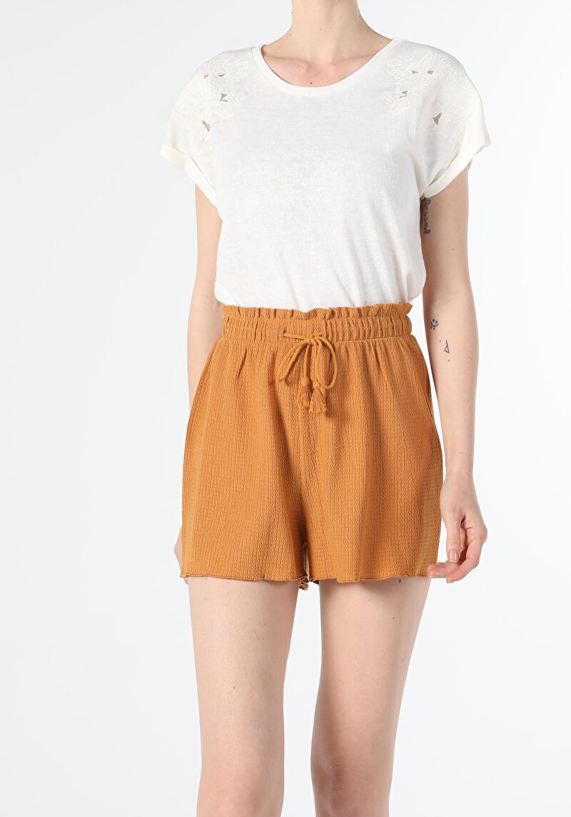 Показати інформацію про Футболка З Коротким Рукавом Жіноча Бежева  Cl1056399