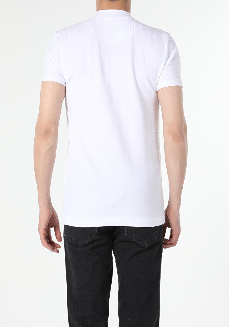 Показати інформацію про Поло З Коротким Рукавом Чоловіче Біле  Cl1054350