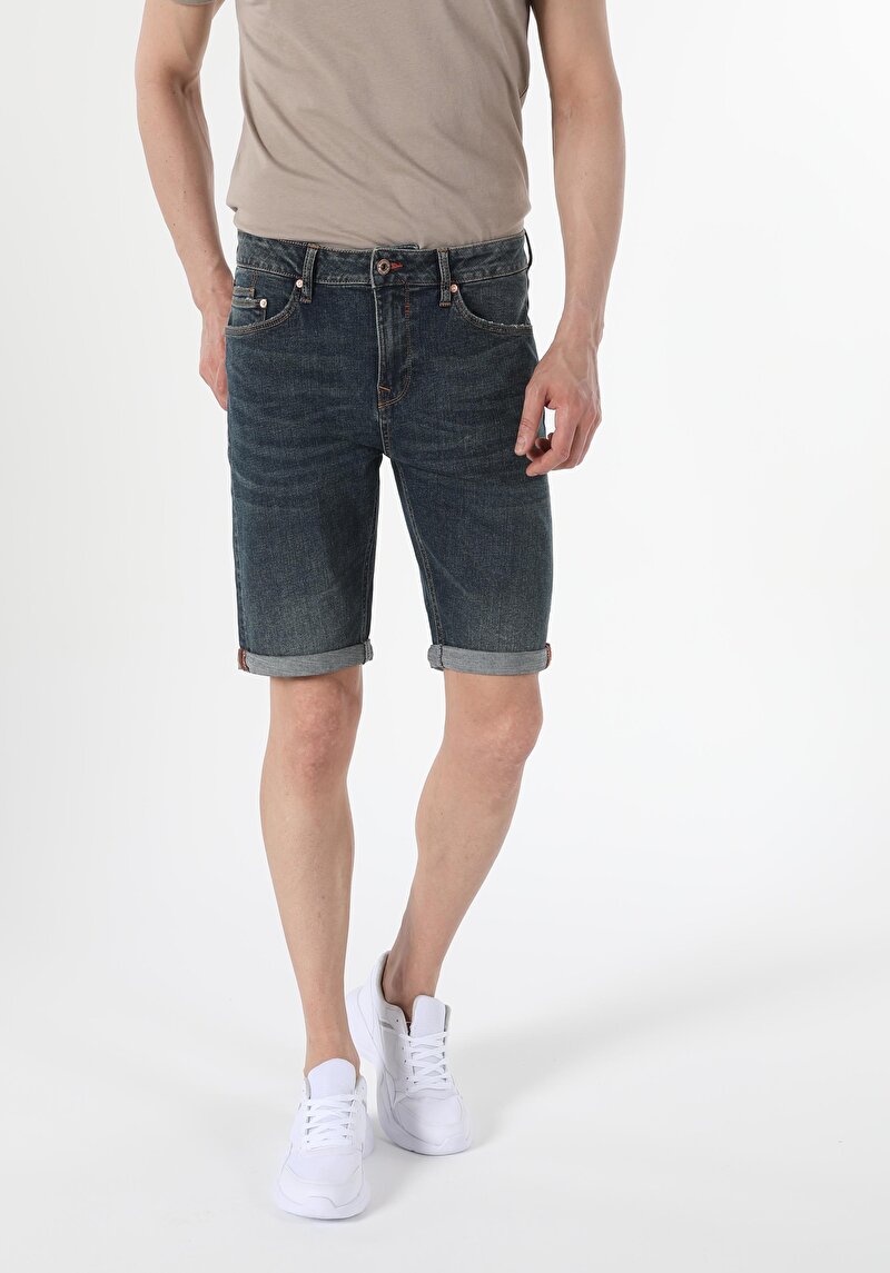 Показати інформацію про 044 Karl Шорти Чоловічі Блакитні  Cl1054723