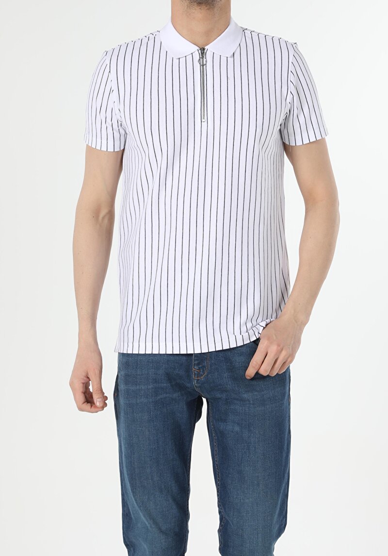 Показати інформацію про Поло З Коротким Рукавом Чоловіче Біле  Cl1054352