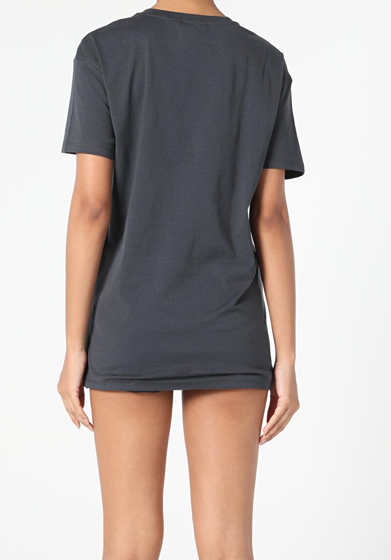 Показати інформацію про Футболка З Коротким Рукавом Жіноча Сіра  Cl1056380