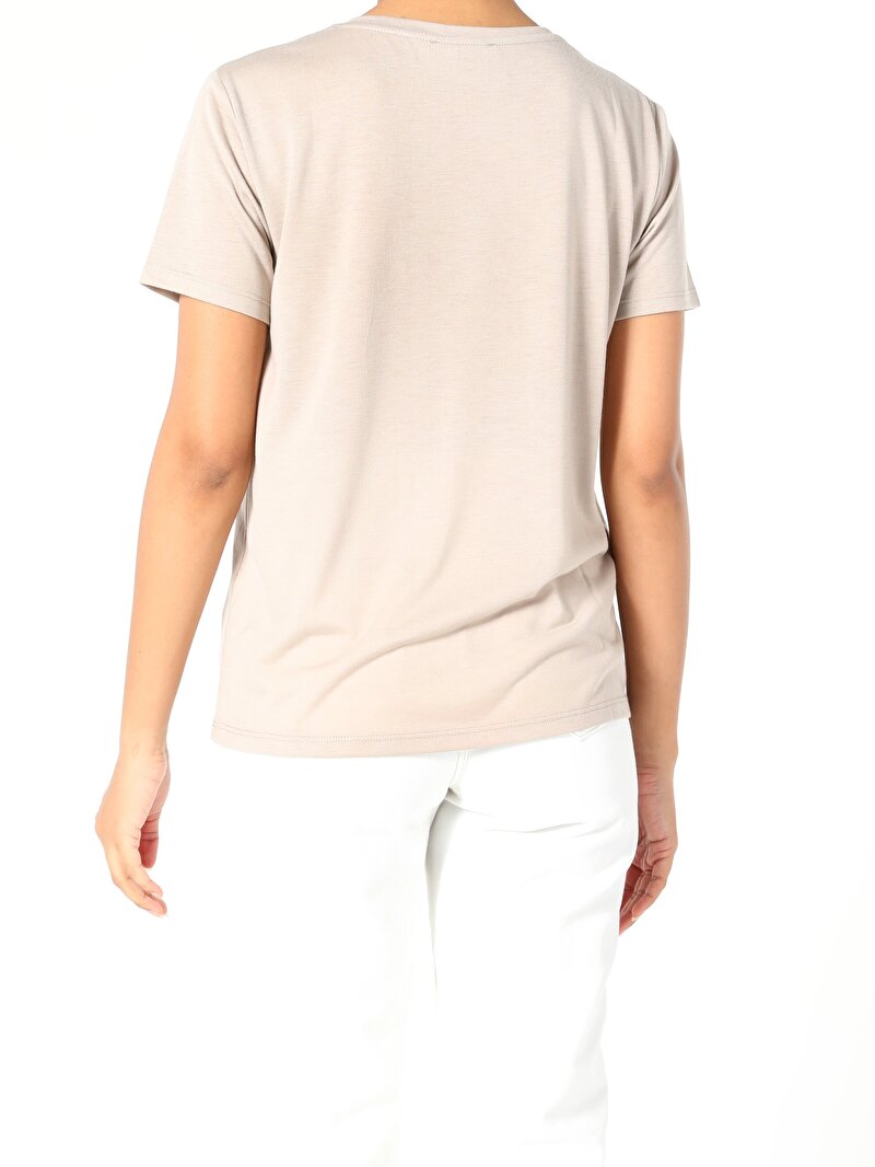 Показати інформацію про Футболка Жіноча Бежева Cl1056411