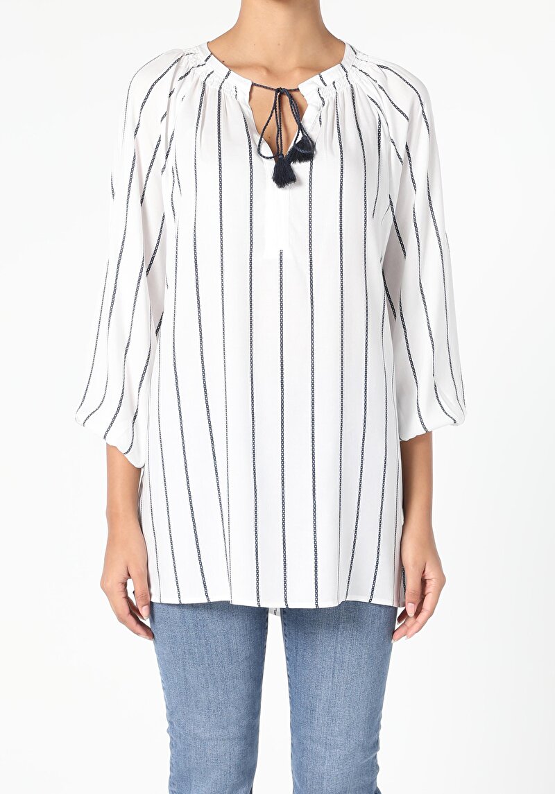 Зображення Сорочка З Довгим Рукавом Жіноча Біла  Cl1056433