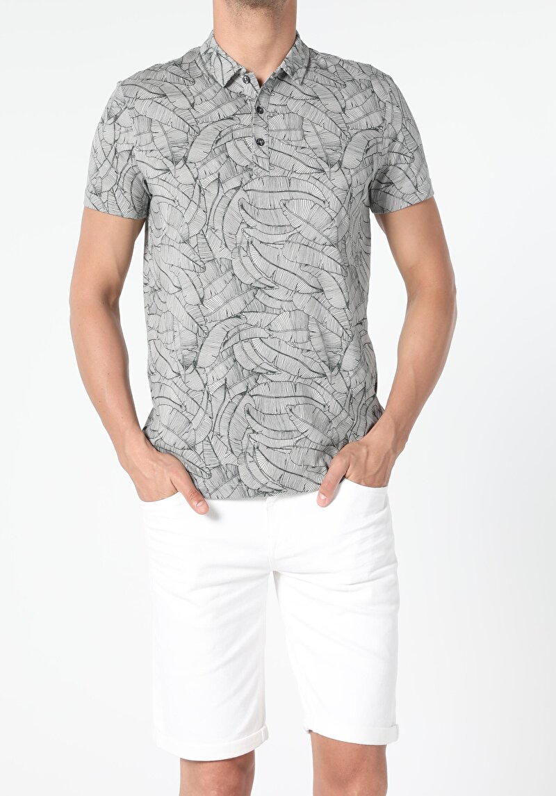 Показати інформацію про Поло Чоловіче Хакі Класичного Крою Cl1052873