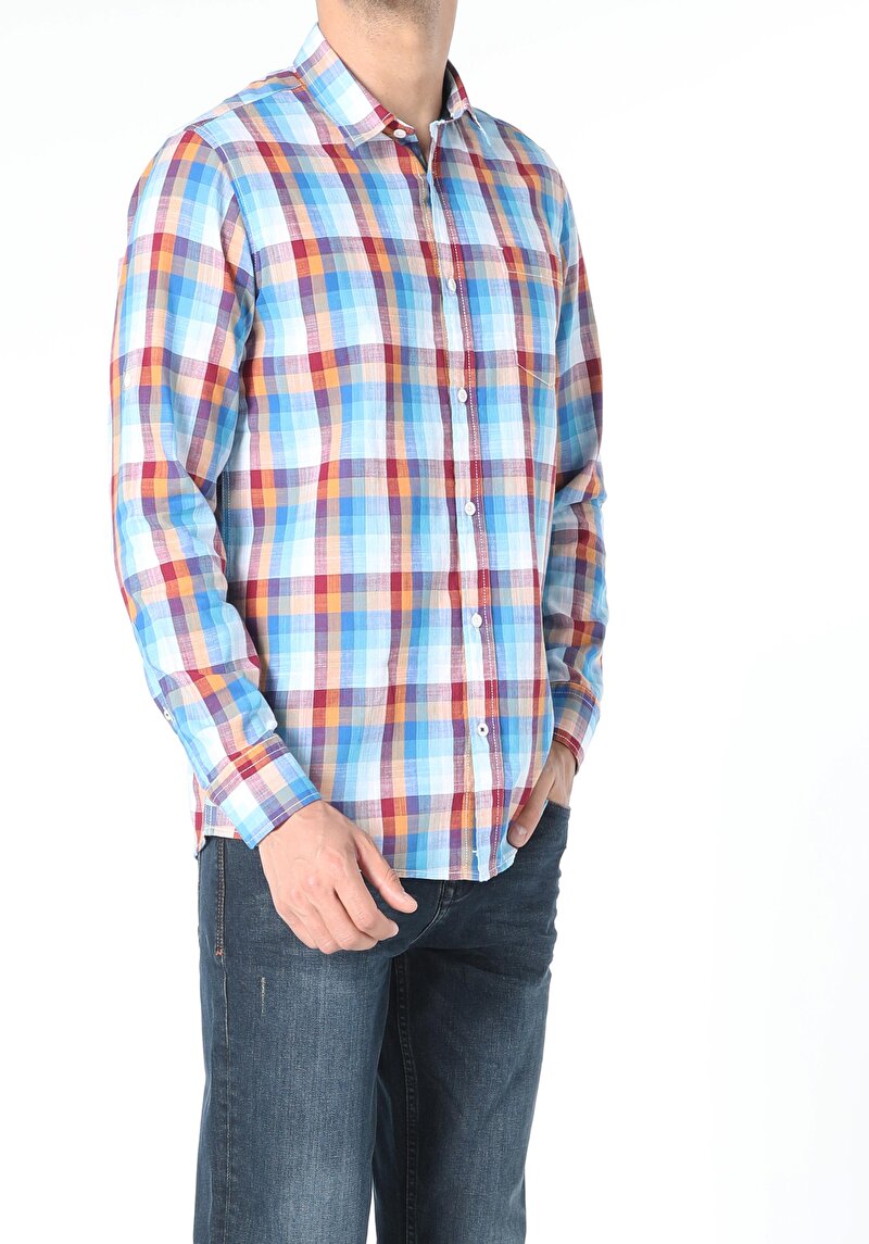 Показати інформацію про Сорочка З Довгим Рукавом Чоловіча Мультіколор  Cl1055807