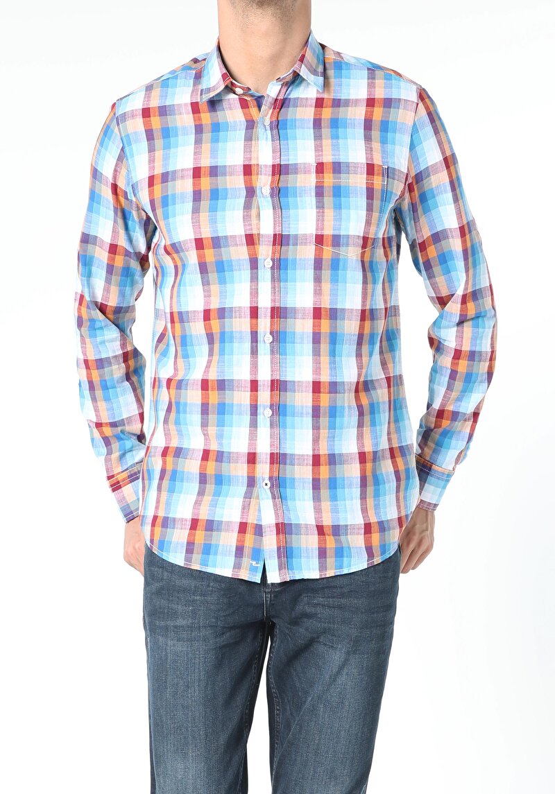 Показати інформацію про Сорочка З Довгим Рукавом Чоловіча Мультіколор  Cl1055807