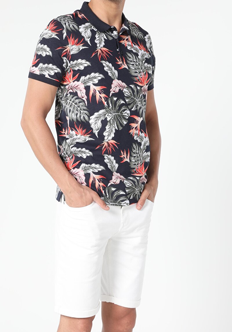 Показати інформацію про Поло Чоловіче Синє Cl1056492