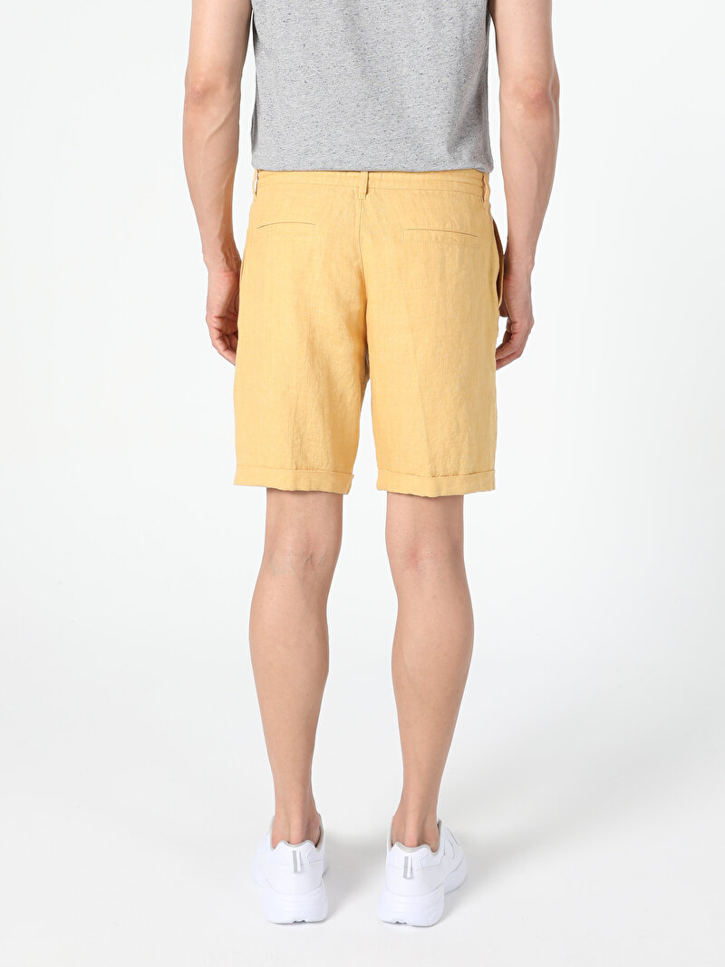 Показати інформацію про Шорти Чоловічі Жовті Класичного Крою Cl1042183