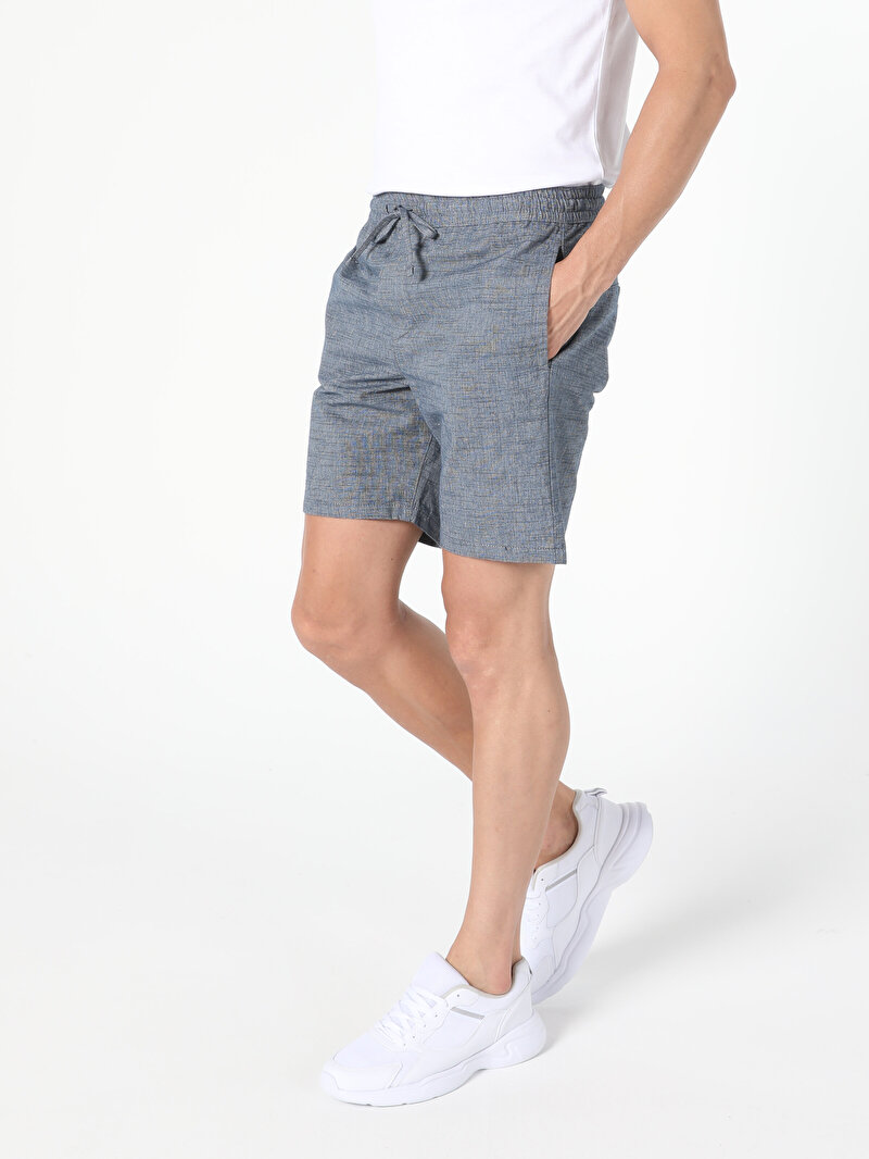 Показати інформацію про Шорти Чоловічі Сині Класичного Крою Cl1053770