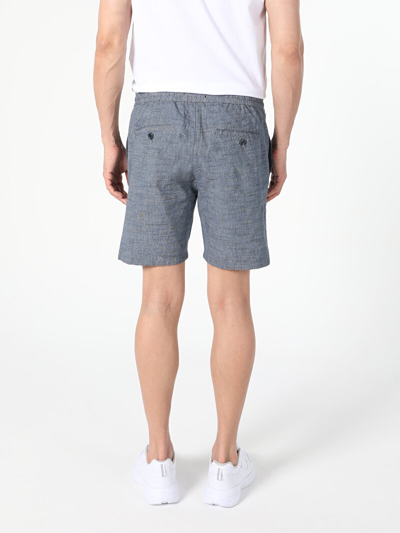 Показати інформацію про Шорти Чоловічі Сині Класичного Крою Cl1053770