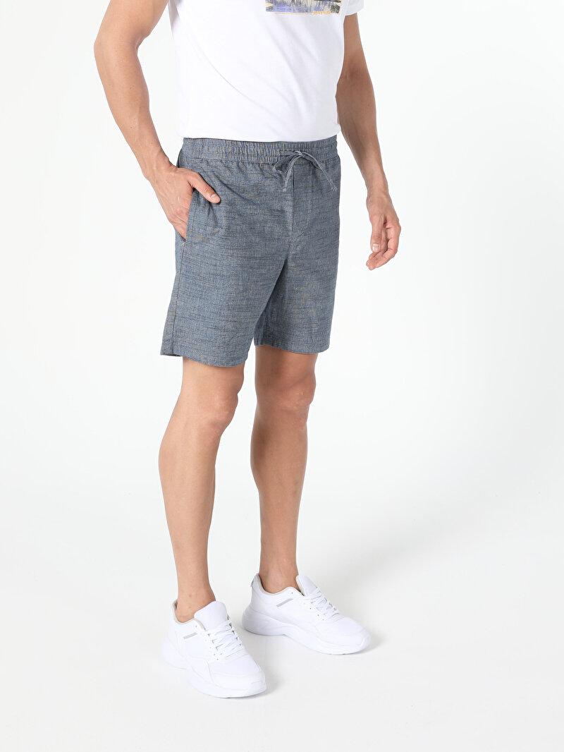 Показати інформацію про Шорти Чоловічі Сині Класичного Крою Cl1053770