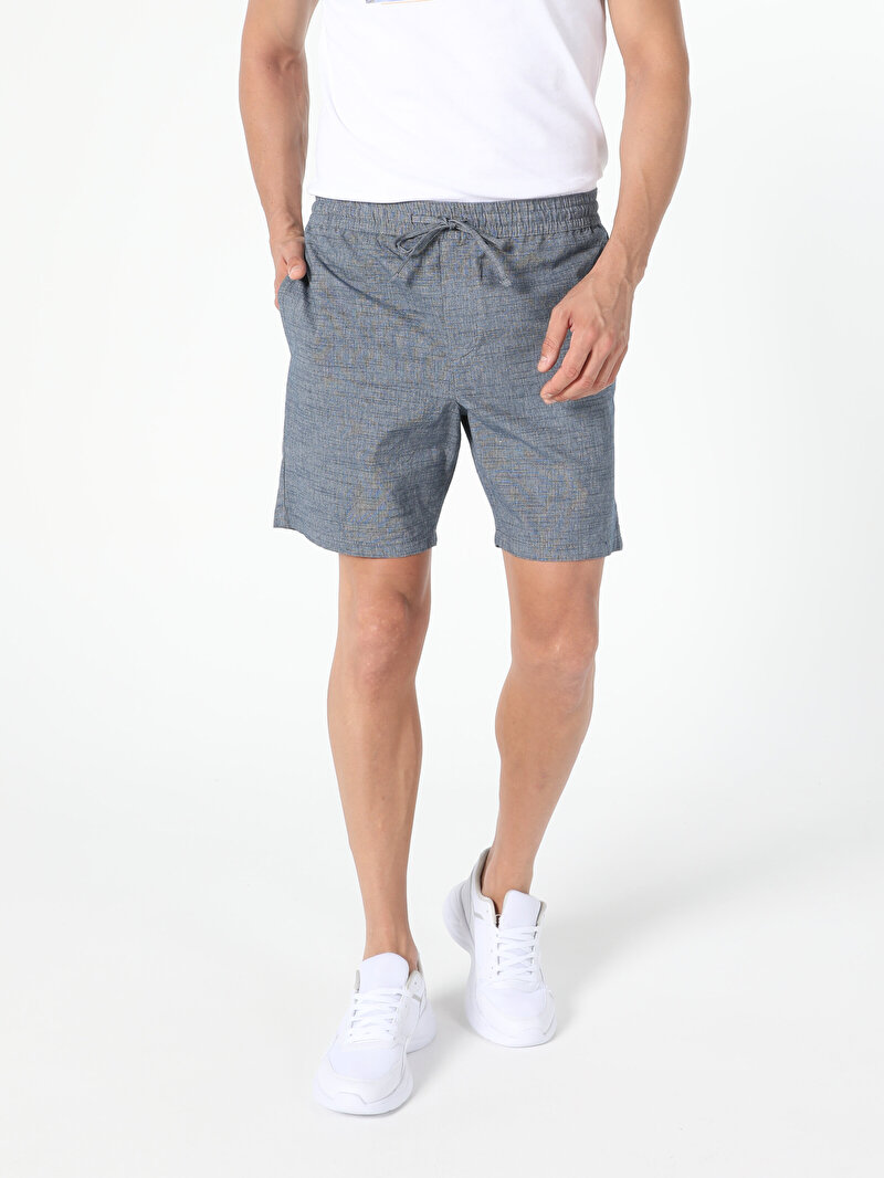 Показати інформацію про Шорти Чоловічі Сині Класичного Крою Cl1053770