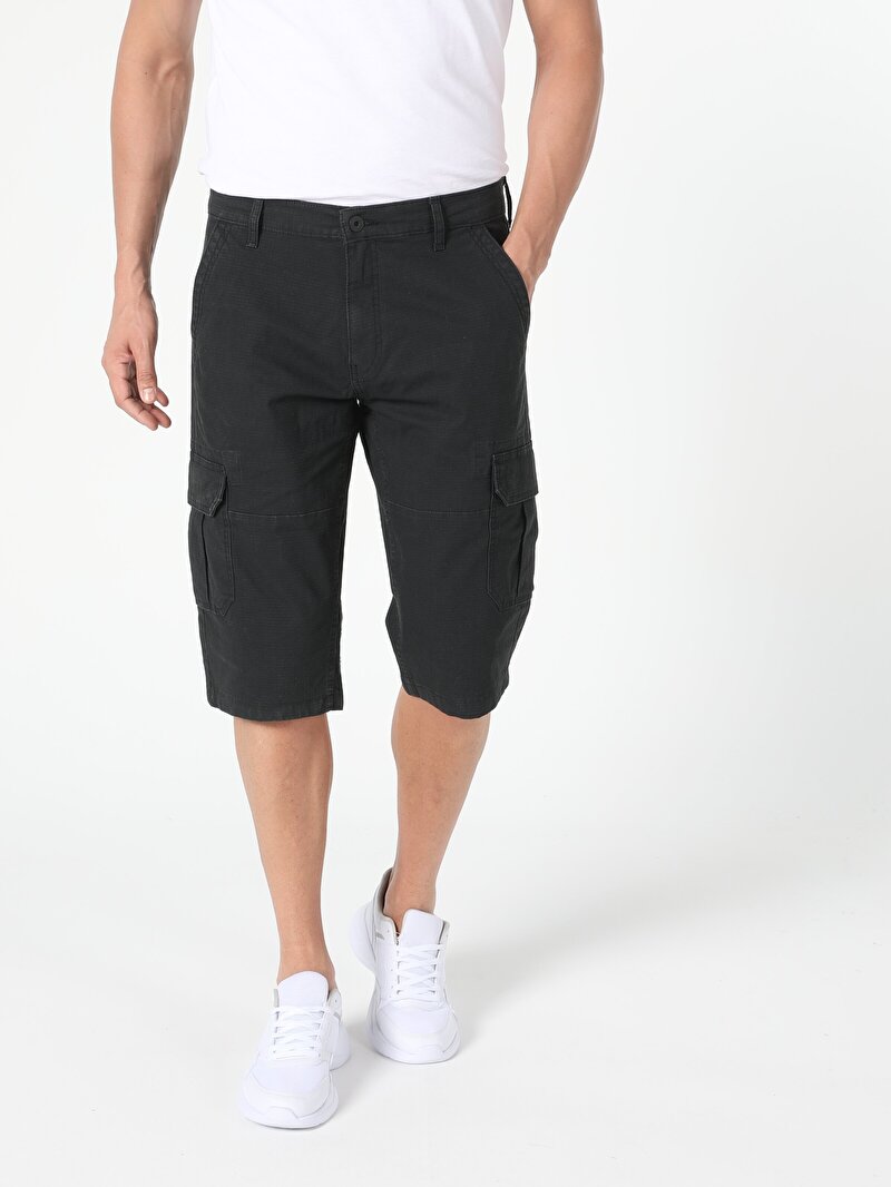 Показати інформацію про Шорти Чоловічі Сині Класичного Крою Cl1053774