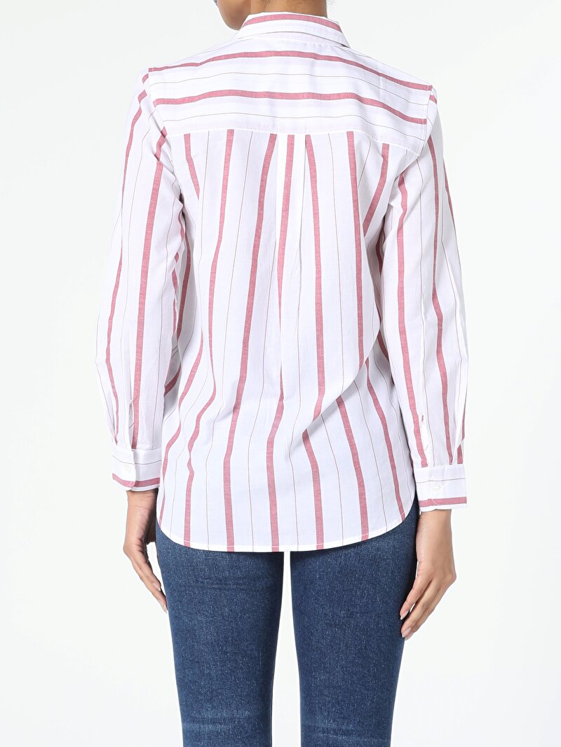 Показати інформацію про Сорочка З Довгим Рукавом Жіноча Червона  Cl1054972