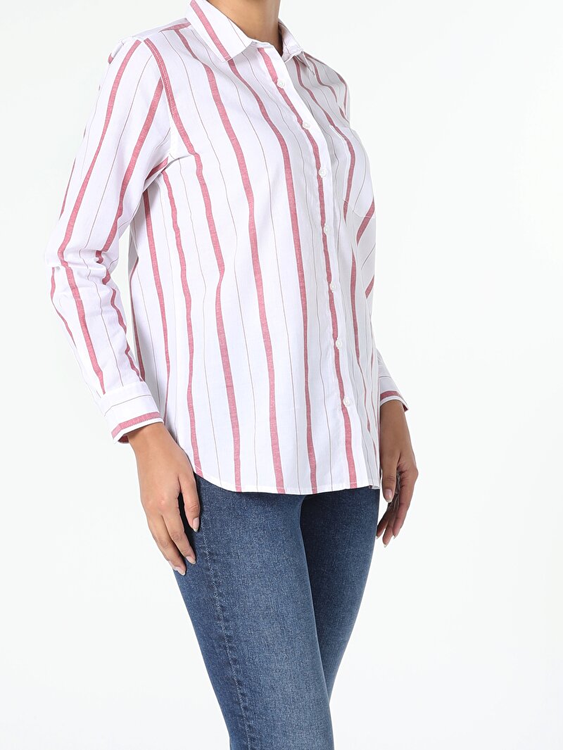 Показати інформацію про Сорочка З Довгим Рукавом Жіноча Червона  Cl1054972