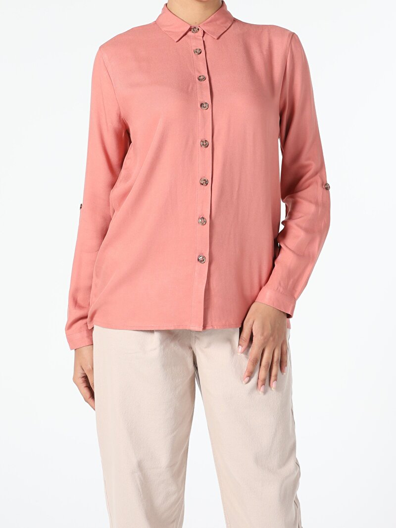 Показати інформацію про Сорочка З Довгим Рукавом Жіноча Сіра  Cl1054967