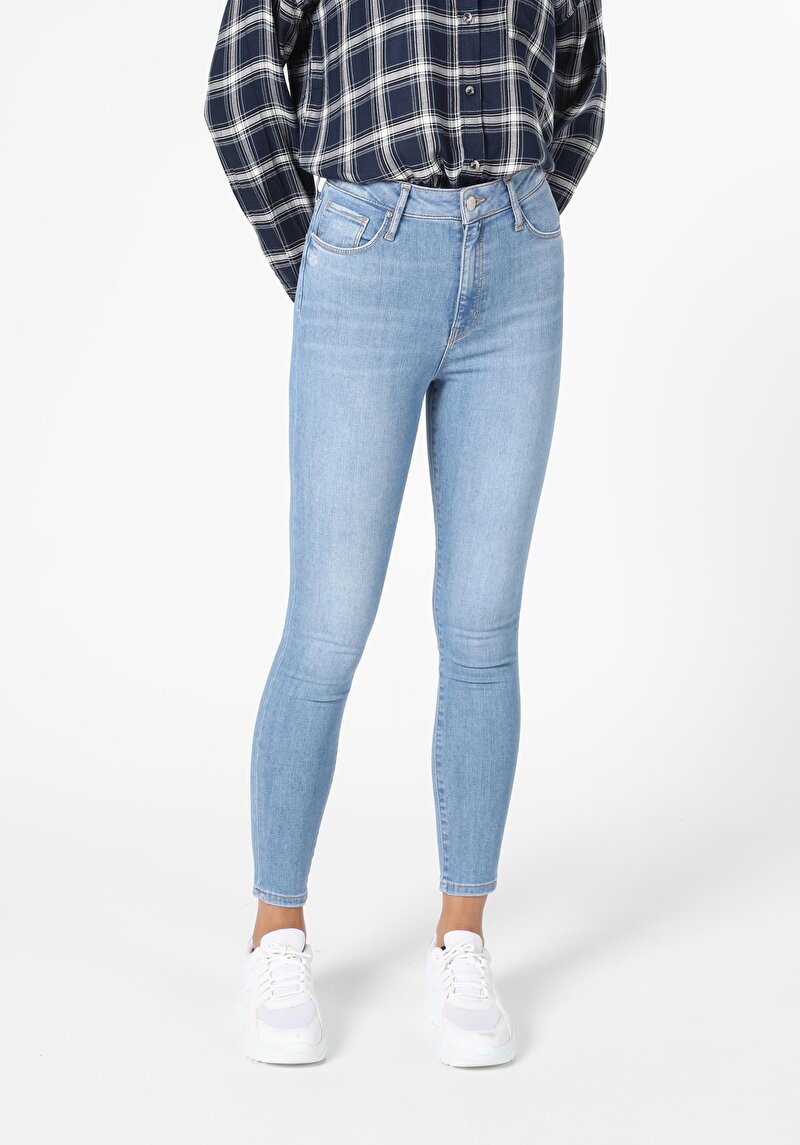 Показати інформацію про 760 Diana Джинси Жіночі  Супер Вузького Крою Cl1055517