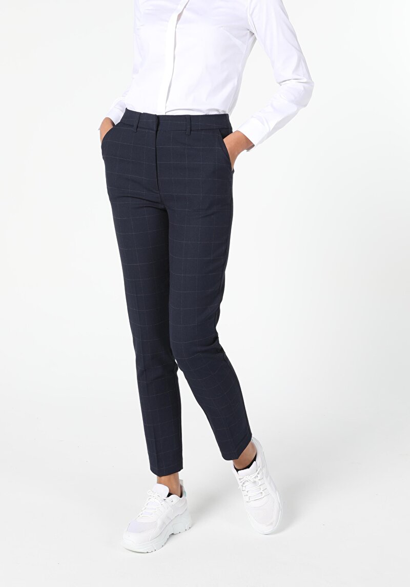 Показати інформацію про Брюки Жіночі Сині  Cl1055037