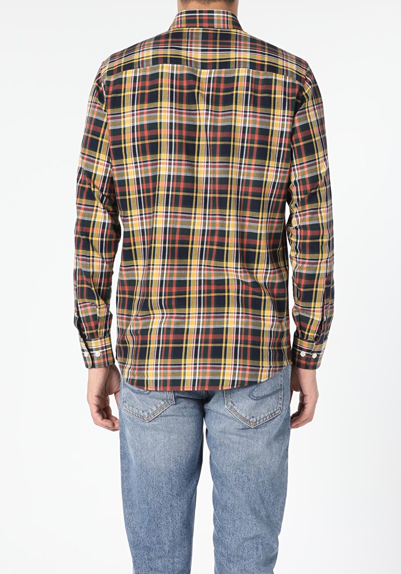 Показати інформацію про Сорочка З Довгим Рукавом Чоловіча Синя  Cl1054975