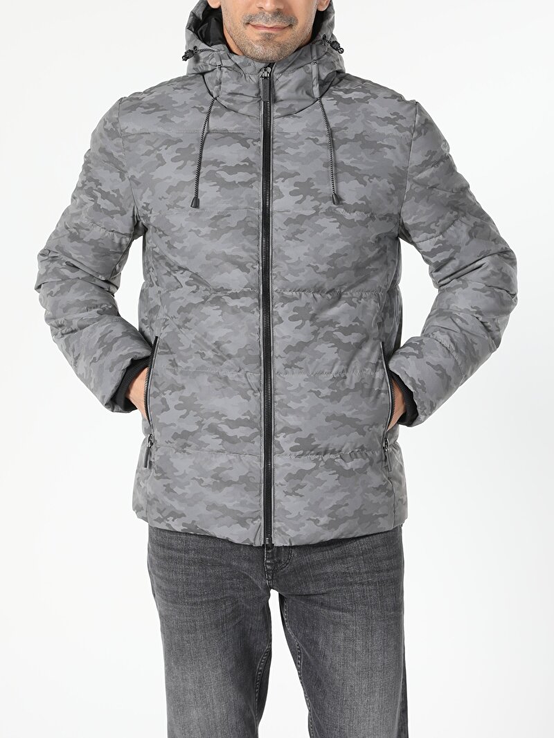 Показати інформацію про Куртка Чоловіча Сіра Cl1055170