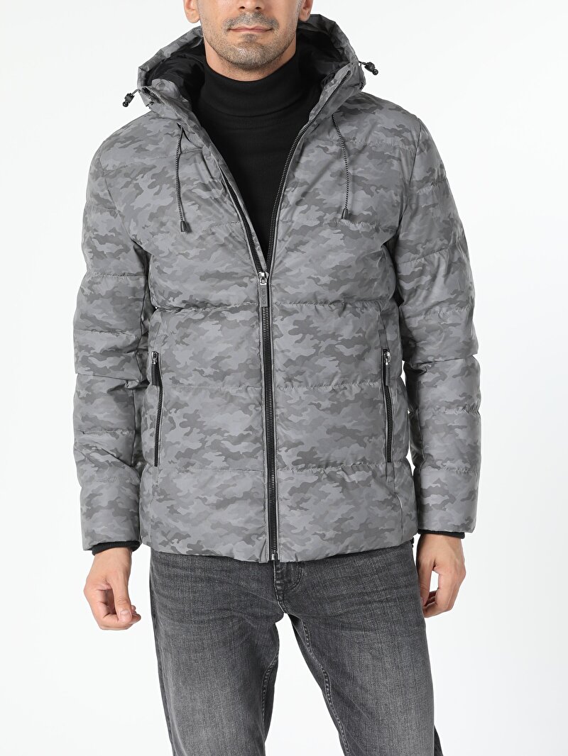 Показати інформацію про Куртка Чоловіча Сіра Cl1055170