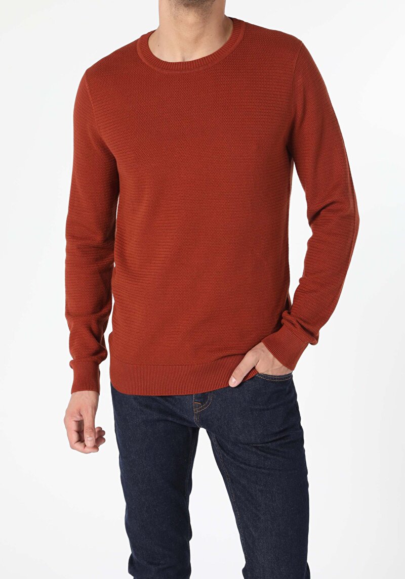 Показати інформацію про Светр Чоловічий Коричневий  Cl1046786